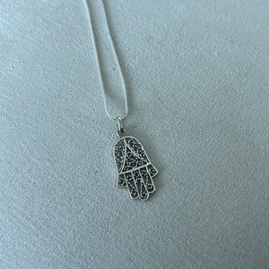 Filigree Hamza Necklace